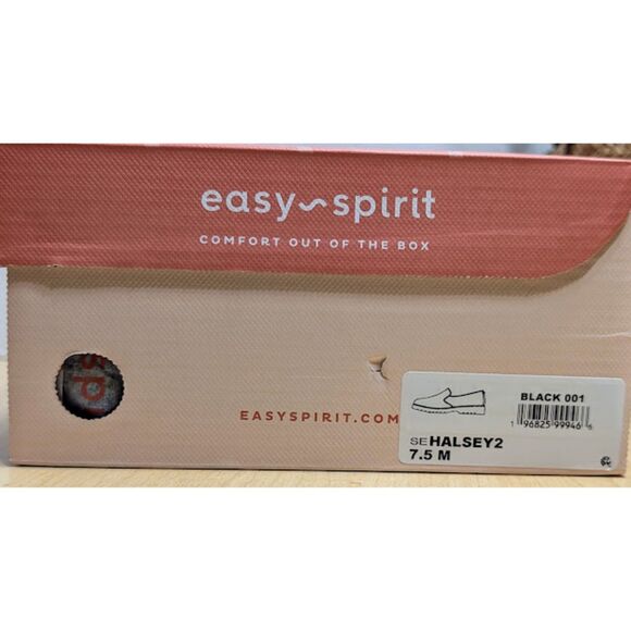 Easy Spirit Halsey Black Closed Toe Slip-On Casual Loafers Women's Size 7.5 NIB - Picture 12 of 14